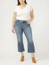Elyse Mid Rise Kick Flare Luxe Stretch Jeans Plus Size image number 0