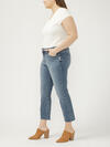 Elyse Mid Rise Kick Flare Luxe Stretch Jeans Plus Size image number 2