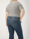 Boyfriend Mid Rise Slim Leg Jeans Plus Size image number 3