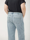90s Relaxed Mid Rise Straight Leg Ankle Jeans Plus Size image number 4
