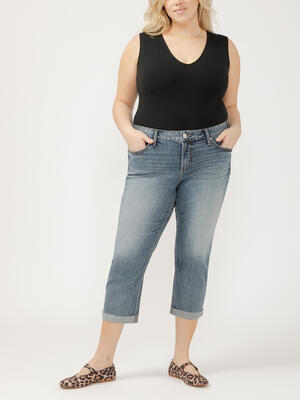 Elyse Mid Rise Capri Plus Size