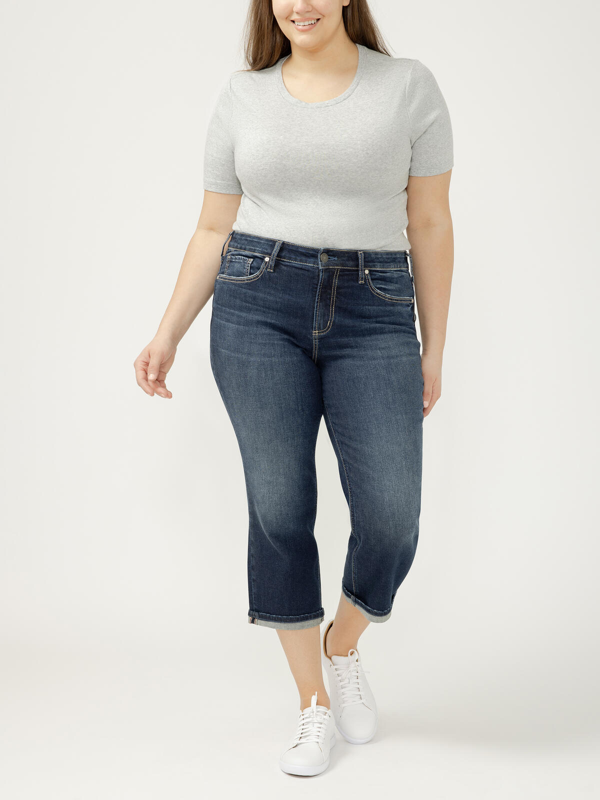 Suki Mid Rise Capri image number 0