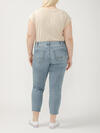 Suki Mid Rise Straight Crop Luxe Stretch Jeans Plus Size image number 1