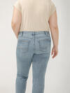 Suki Mid Rise Straight Crop Luxe Stretch Jeans Plus Size image number 4