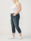 Suki Mid Rise Straight Leg Jeans Plus Size image number 1