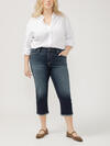 Avery High Rise Luxe Stretch Capri Plus Size image number 0