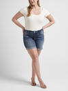 Boyfriend Mid Rise Shorts Plus Size image number 0
