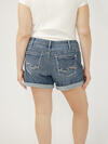 Boyfriend Mid Rise Luxe Stretch Shorts Plus Size image number 4