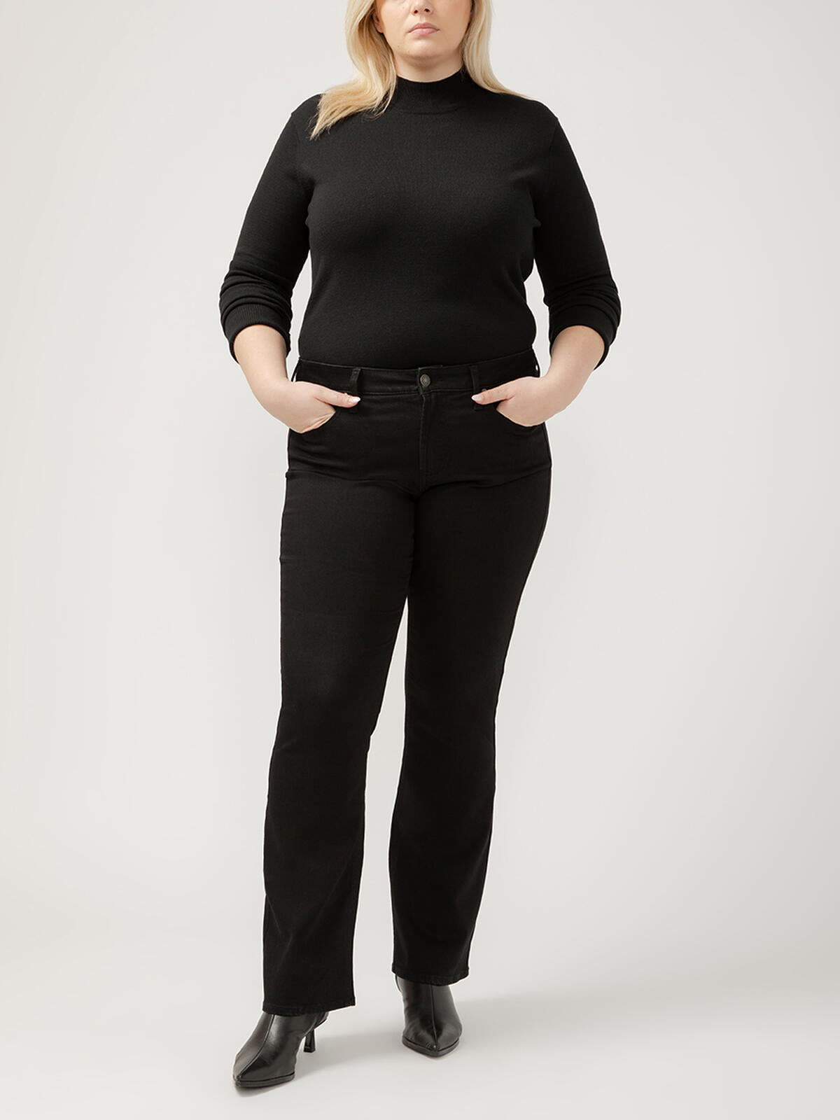 Suki Mid Rise Bootcut  Luxe Stretch Jeans Plus Size image number 0