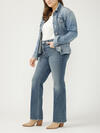 Suki Mid Rise Bootcut Jeans Plus Size image number 2