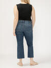 Suki Mid Rise Kick Flare Jeans Plus Size image number 1