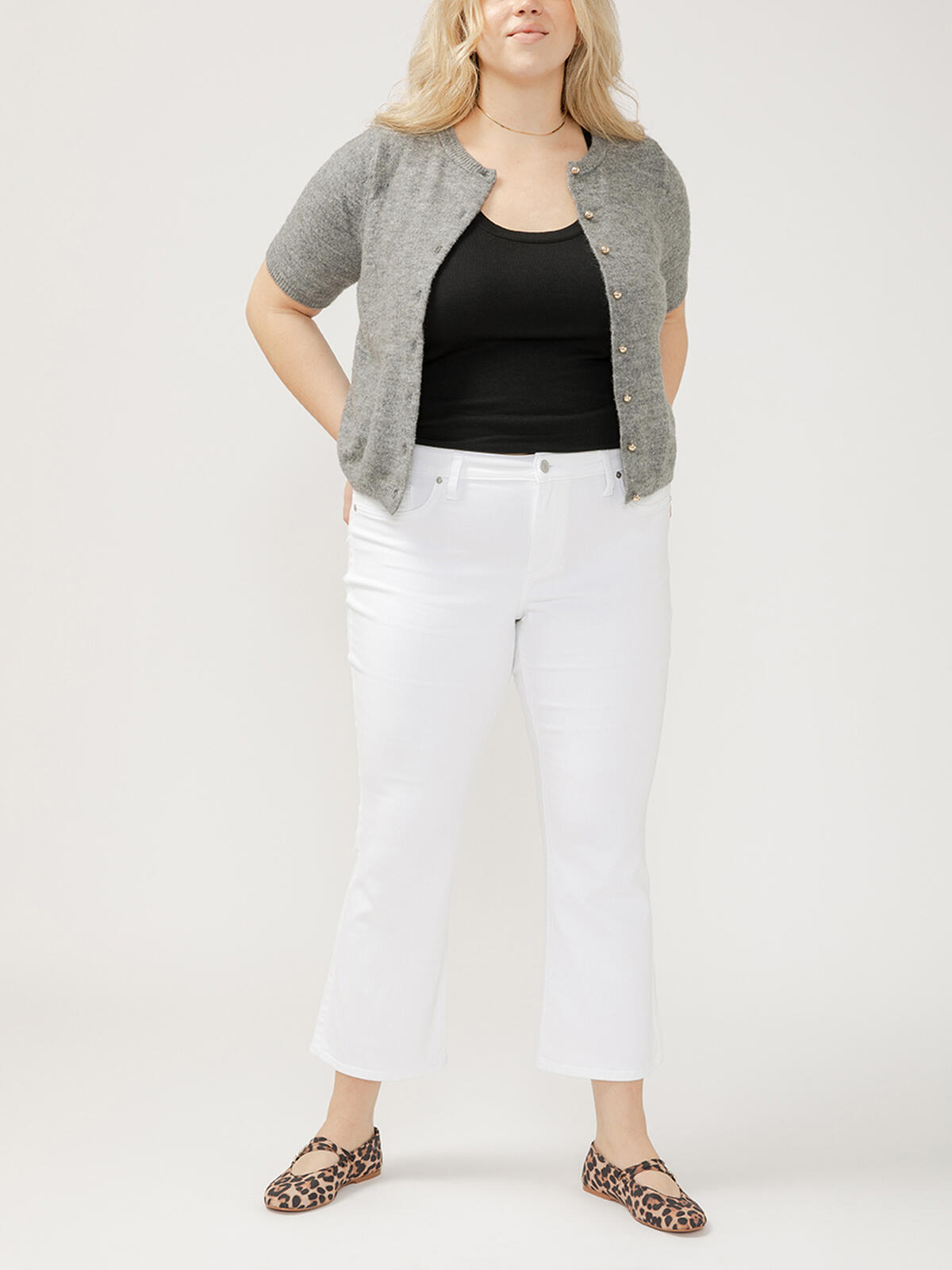 Suki Kick Flare Luxe Stretch Jeans Plus Size image number 0
