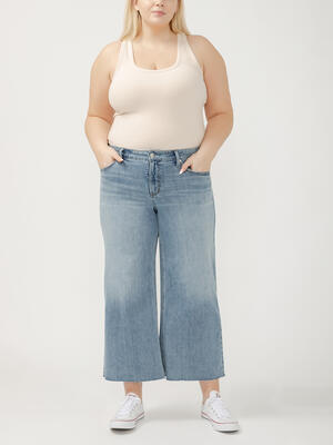 Suki Wide Leg Luxe Stretch Jeans Plus Size